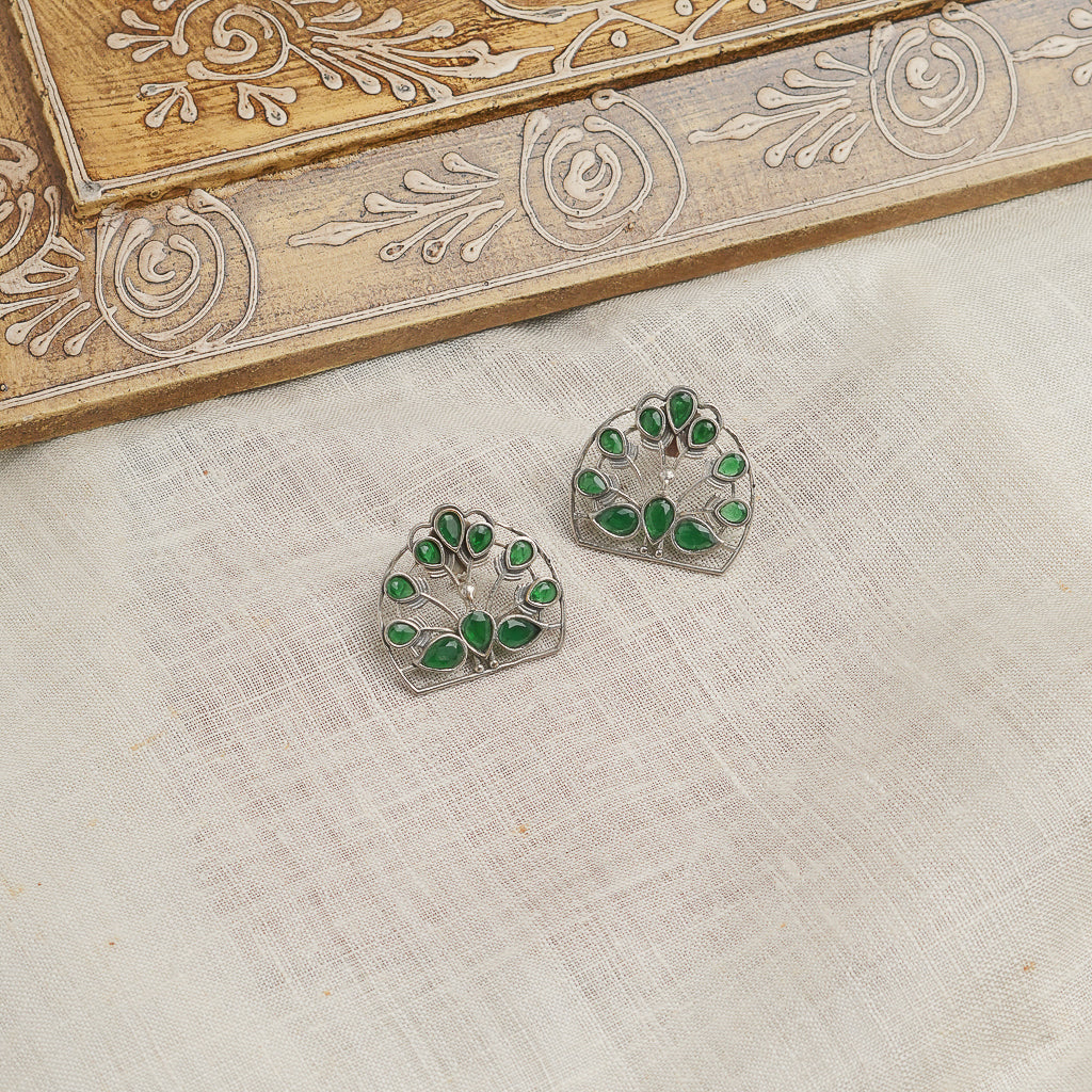 Metal Stud Earrings