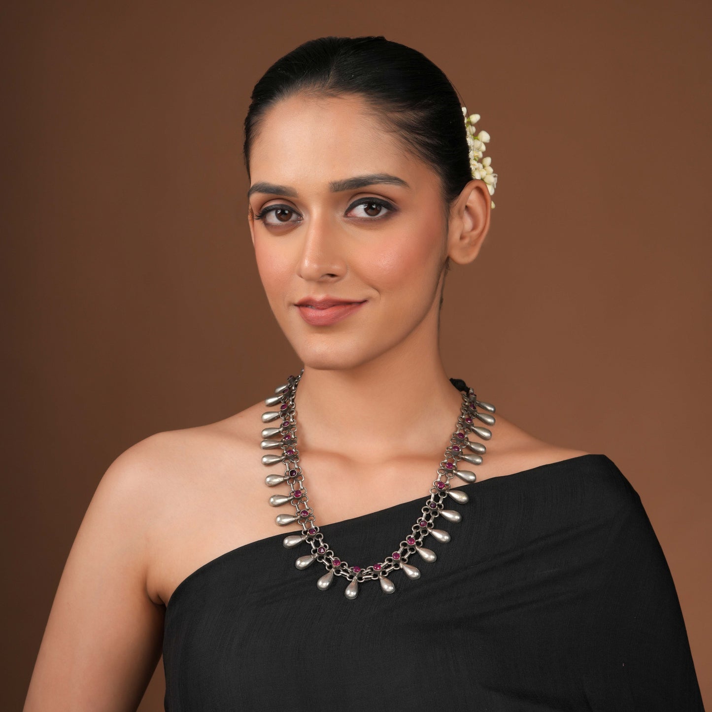 Tribal Long Pear Drop Neckpiece