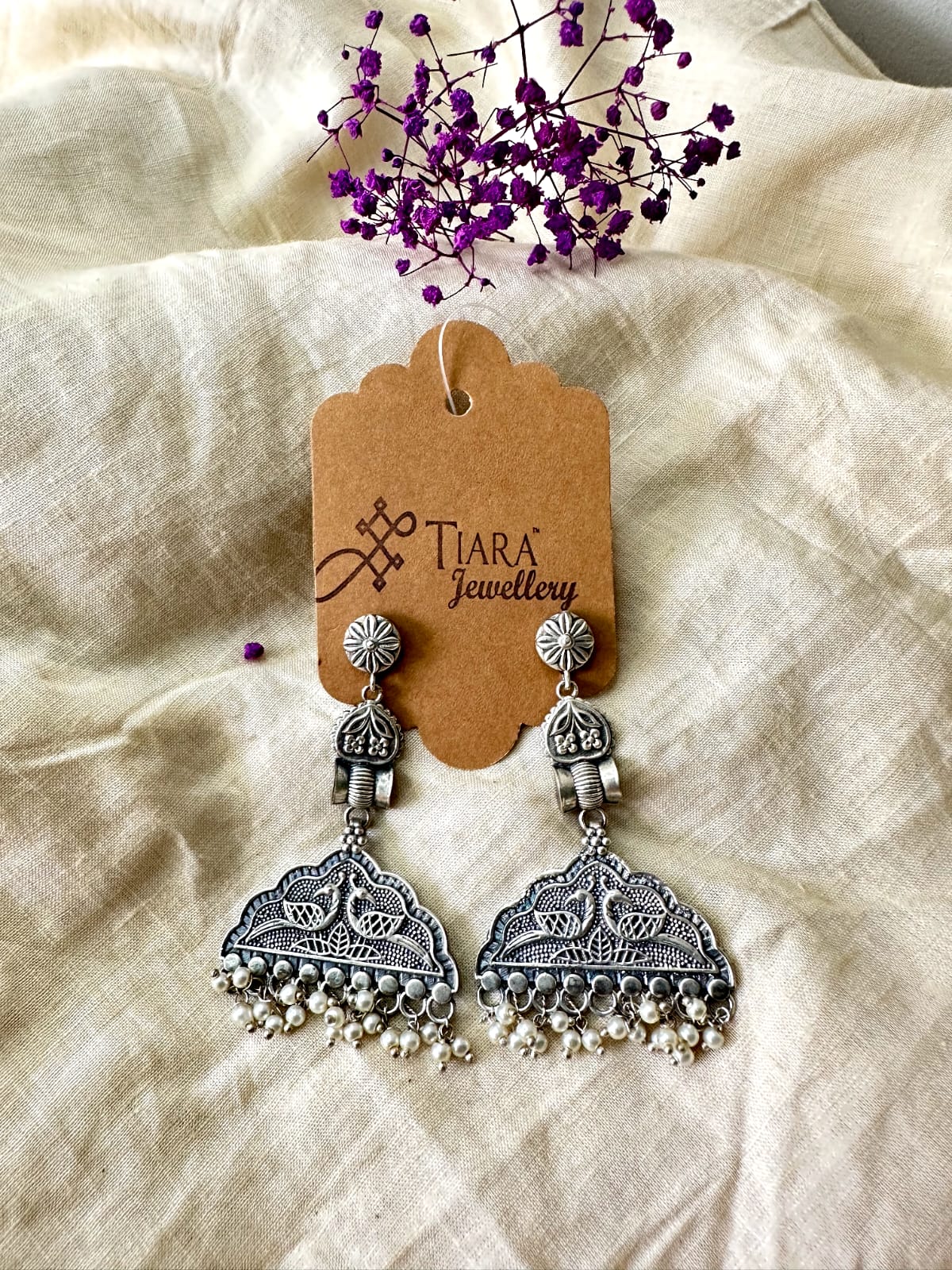 German Silver Light Weight Earrings In Sale For Women & Girls