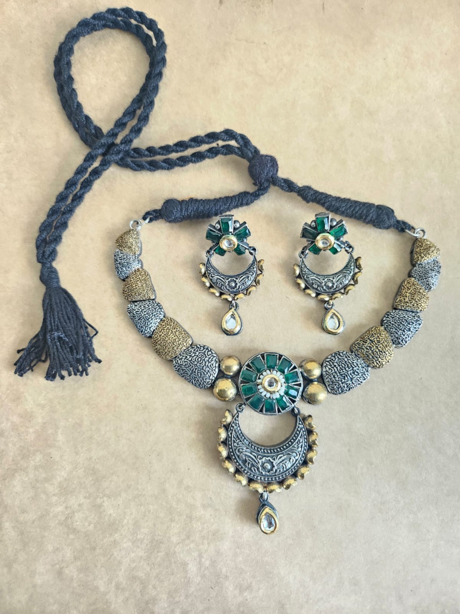 Metal Ethnic Necklace