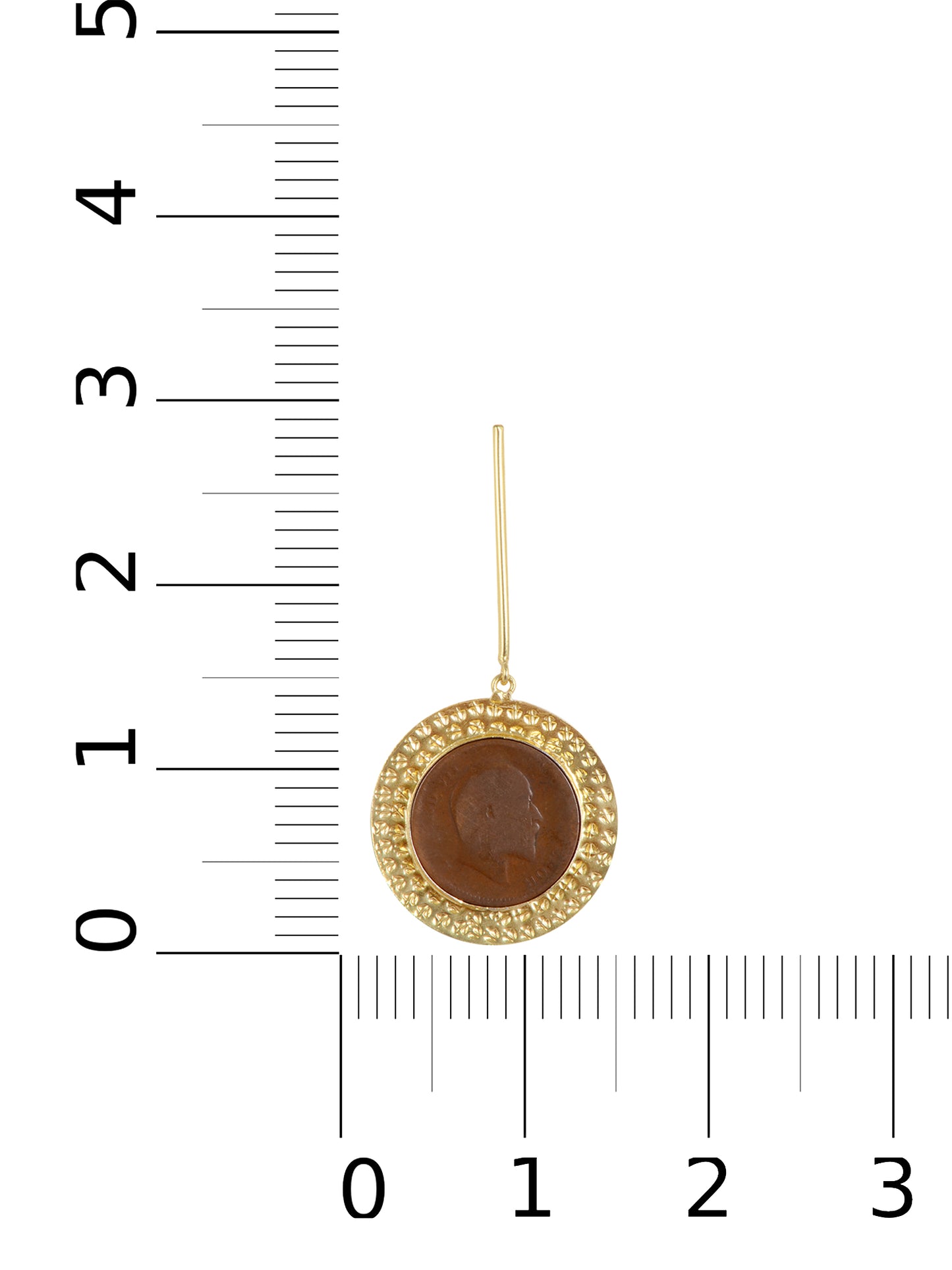 Vintage Rosegold Coin Collection Earrings