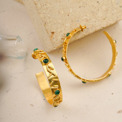 Golden hoops Earrings