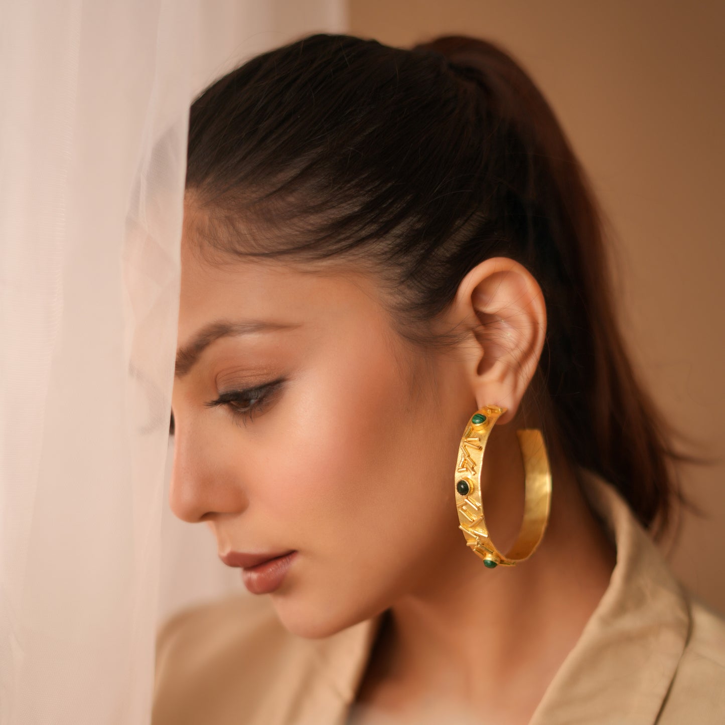 Golden hoops Earrings