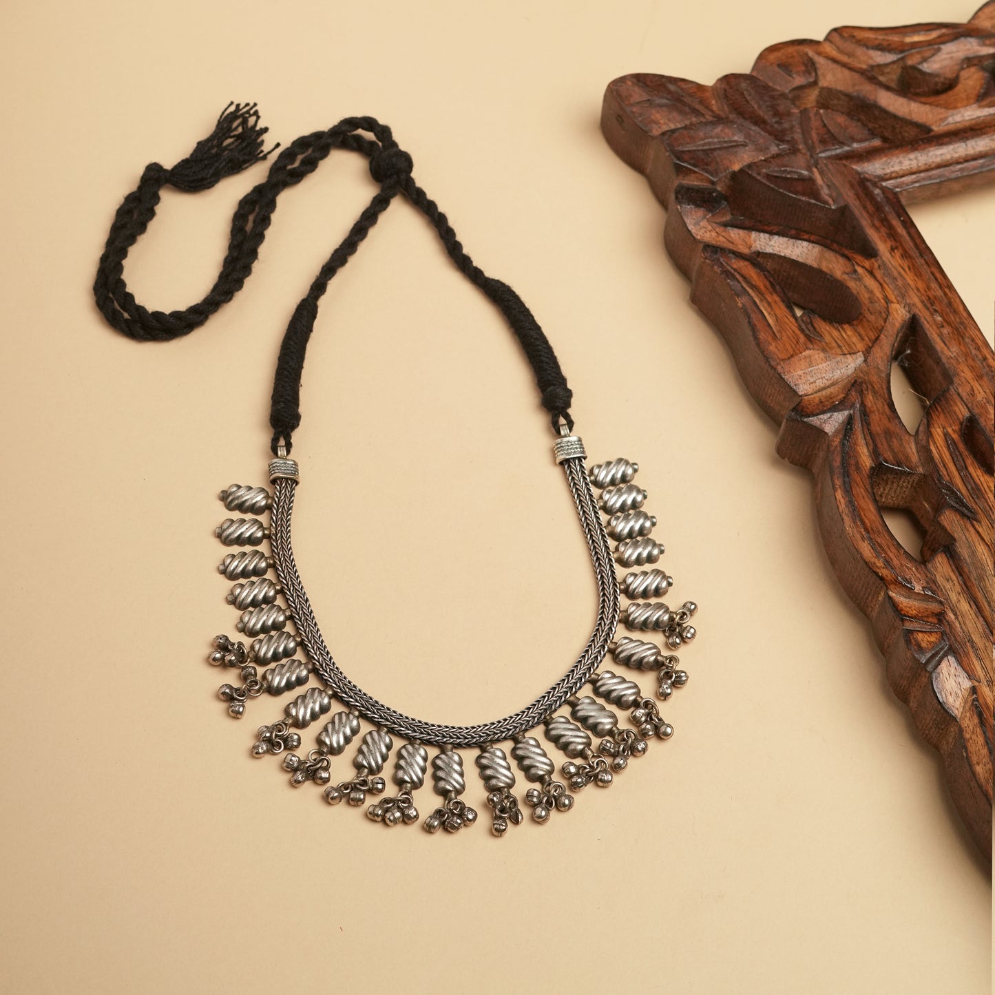 German silver Brass necklace set perfect for Navratri