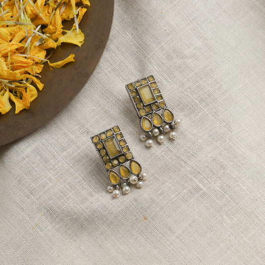 Metal Stud Earrings