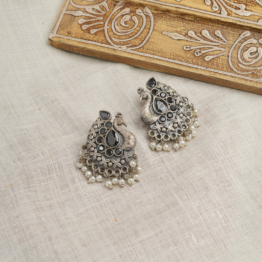 Metal Stud Earrings