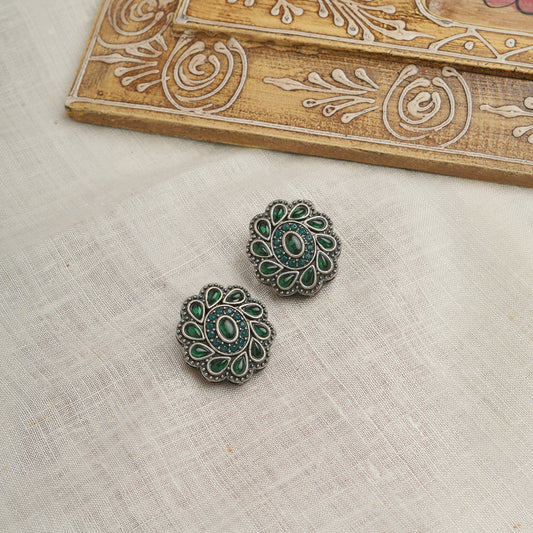 Metal Stud Earrings