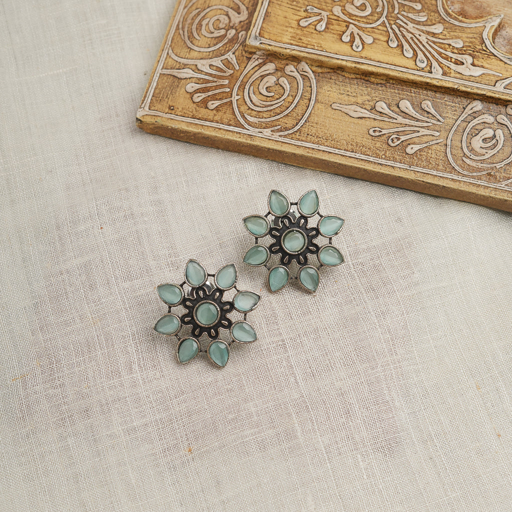 Metal Stud Earrings