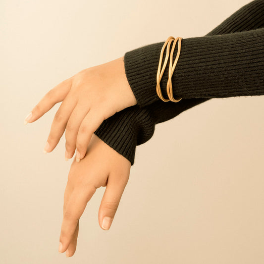 Gold -platted cuff