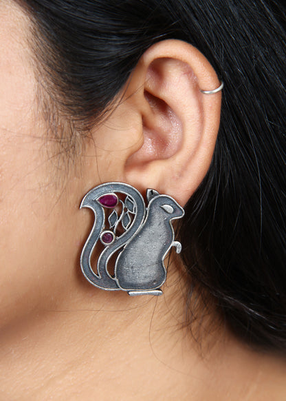 TIARA SQUIRREL EARRINGS